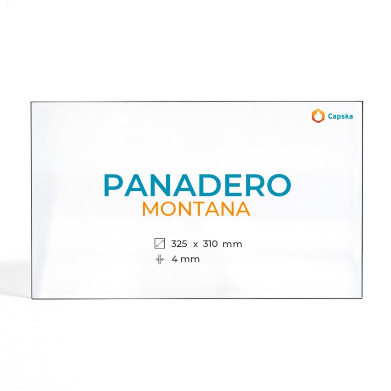 Vitre Panadero MONTANA - Verre Rectangle Latéral pour poêle à bois