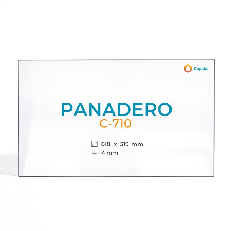 Vitre Panadero C-710 - Verre Rectangle pour insert
