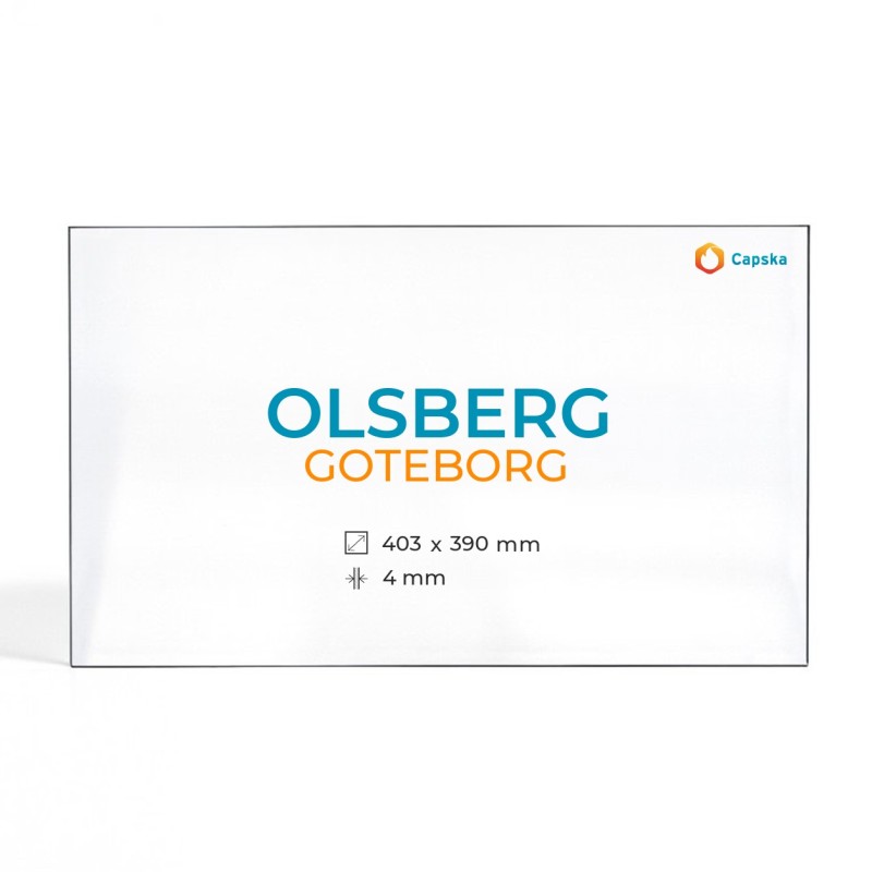 Vitre Olsberg GOTEBORG - Verre Rectangle pour poêle à bois