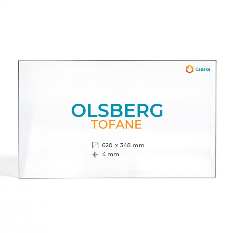 Vitre Olsberg TOFANE - Verre Rectangle pour poêle à bois
