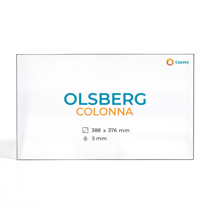 Olsberg COLONNA Glass - Rectangular Panel for Wood Burning Stove
