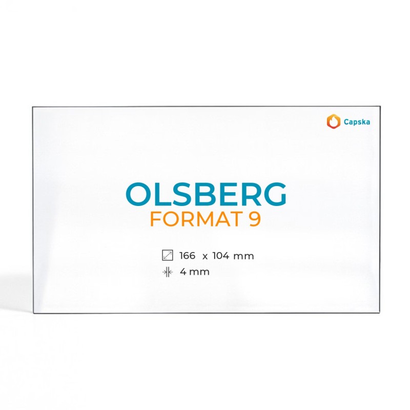Vitre Olsberg FORMAT 9 - Verre Rectangle pour insert