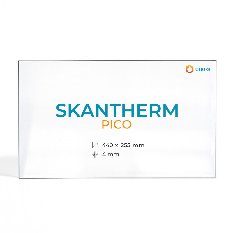 Vitre Skantherm PICO - Verre Rectangle pour poêle à bois