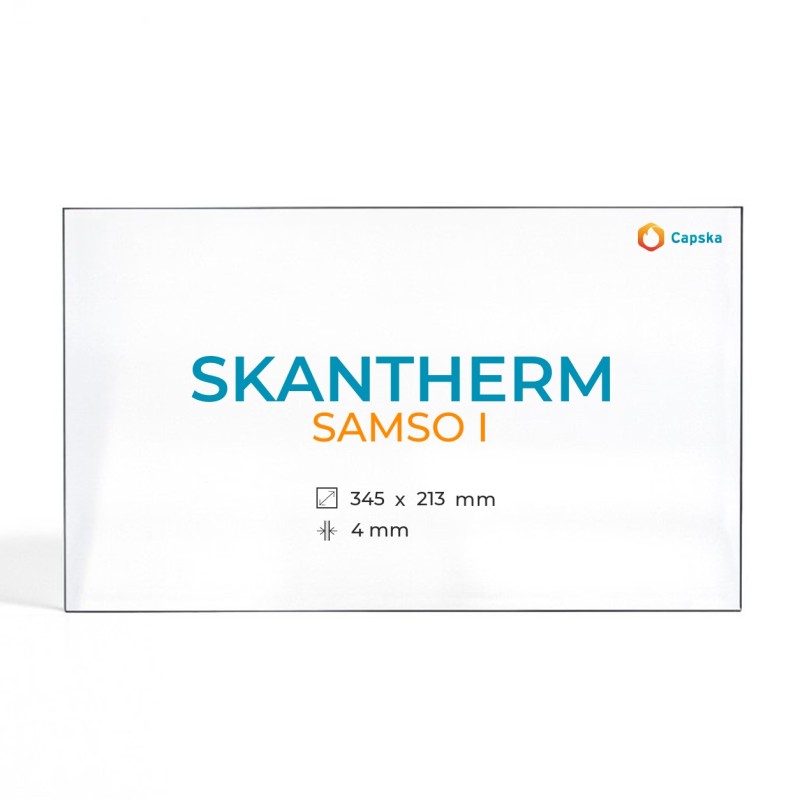 Vetro Skantherm SAMSO I - Vetro Rettangolo per stufa a legna
