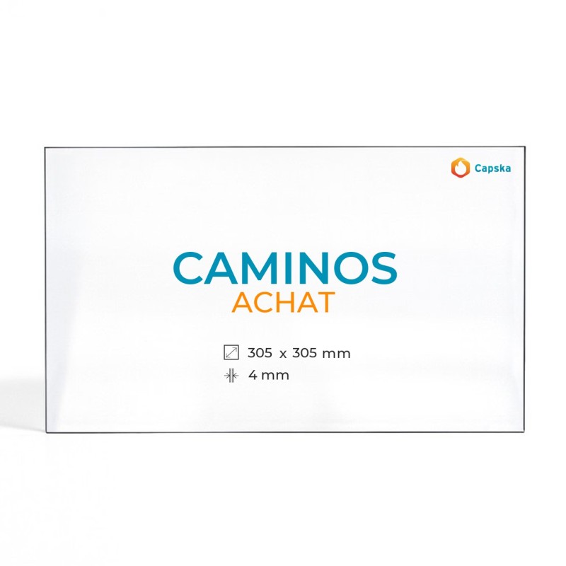 Vitre Caminos ACHAT - Verre Rectangle pour poêle à bois