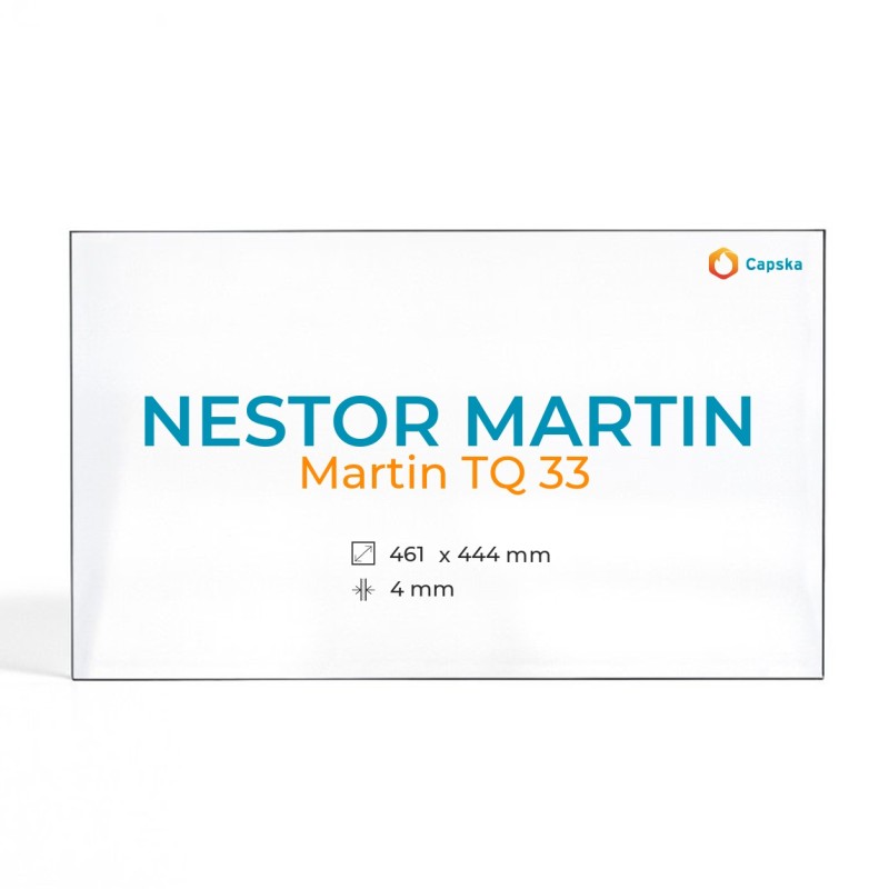 Nestor Martin TQ 33 Glass Panel for Wood Burning Stove