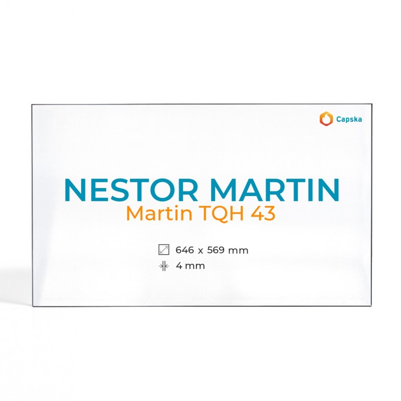 Nestor Martin TQH 43 Glass Panel - Wood Burning Stove