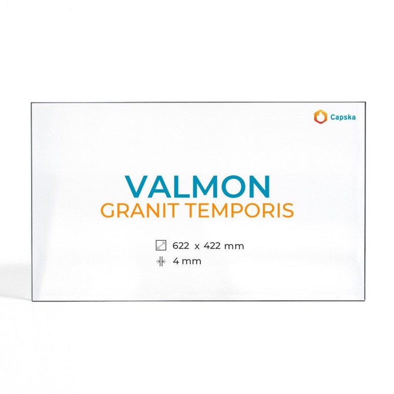 Vitre Valmon GRANIT TEMPORIS - Verre Rectangle pour insert