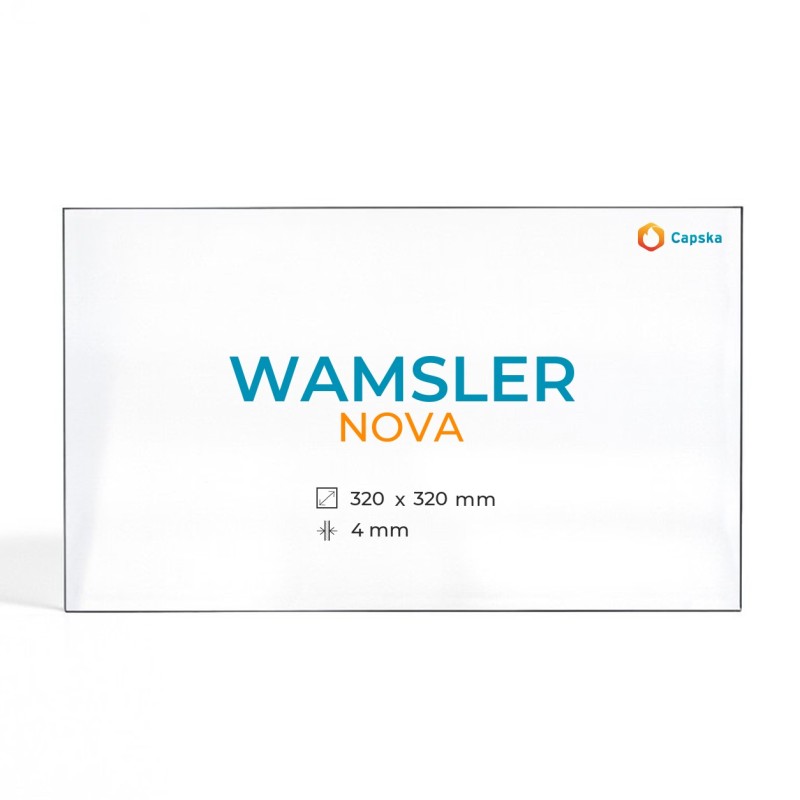 Vetro Wamsler NOVA - Vetro Rettangolo per stufa a legna