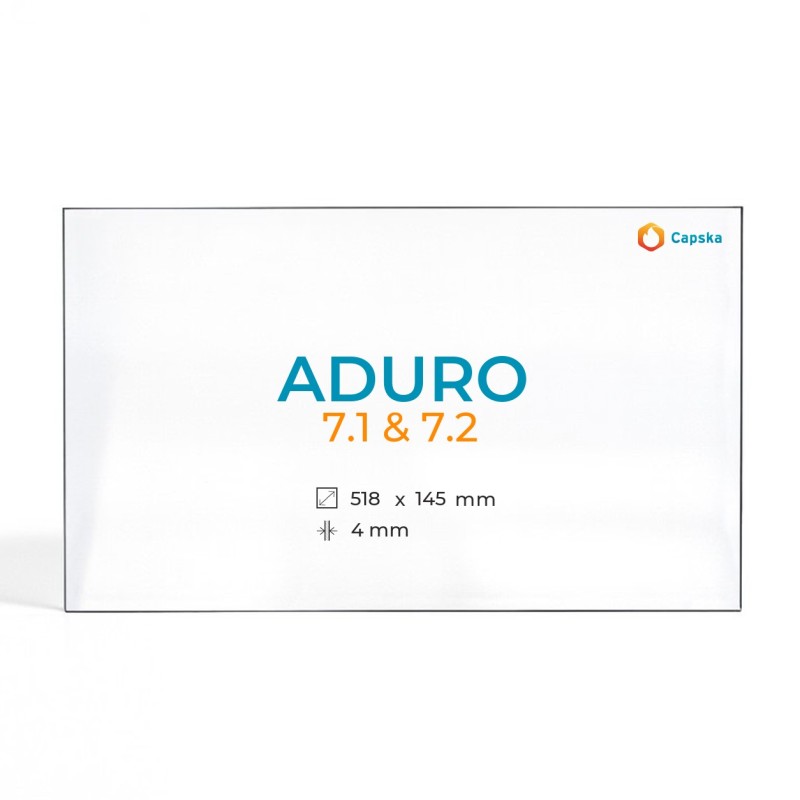 Vitre Aduro 7.1 & 7.2 - Verre Rectangle Latéral pour poêle à bois