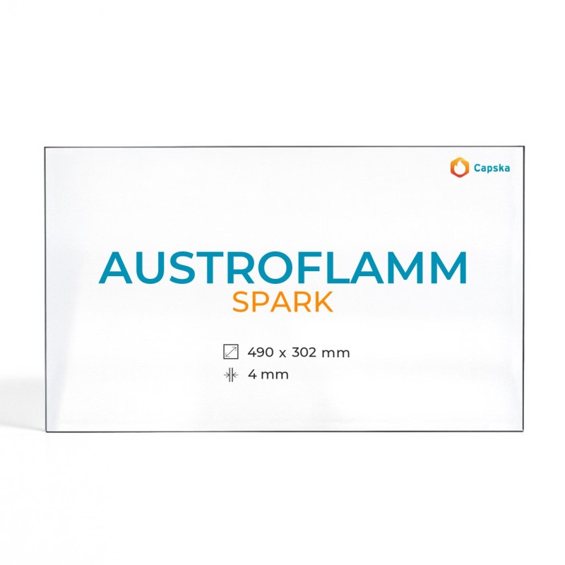 Austroflamm SPARK Glass Panel for Wood Burning Stove