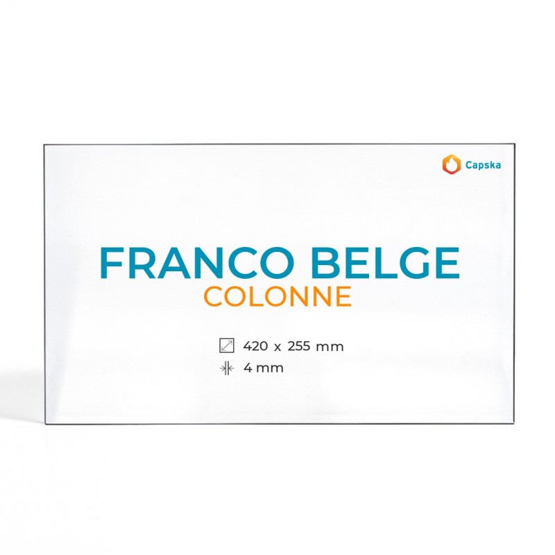 Vetro Franco Belge COLONNE - Vetro Rettangolo con arco