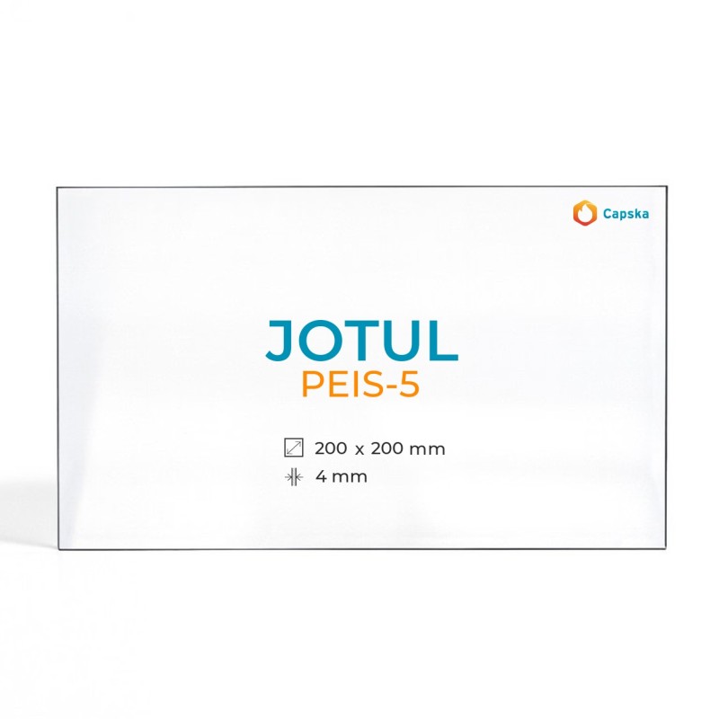 Kaminglas Jotul PEIS-5 Glas - 1 abgerundete Ecke