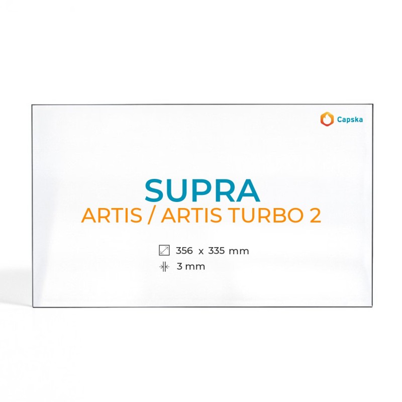Vetro Supra ARTIS / ARTIS TURBO 2 - Vetro Rettangolo per stufa a legna