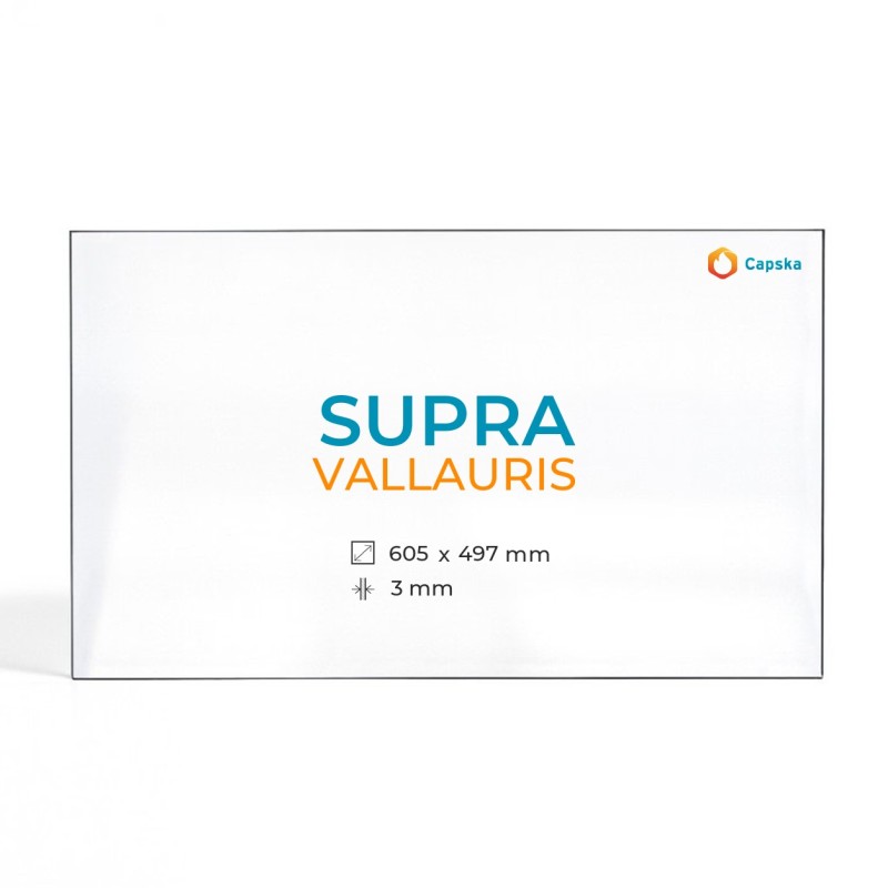 Supra VALLAURIS Glass Panel - Fireplace Insert Upgrade