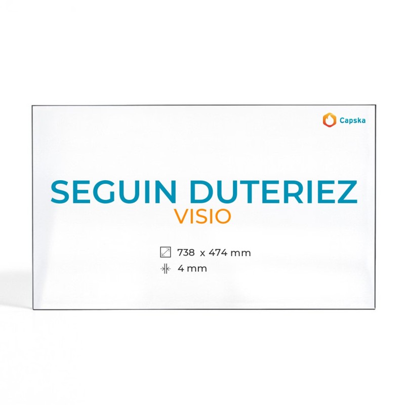 Vitre Seguin Duteriez VISIO 8 - Verre Rectangle Sérigraphié pour insert