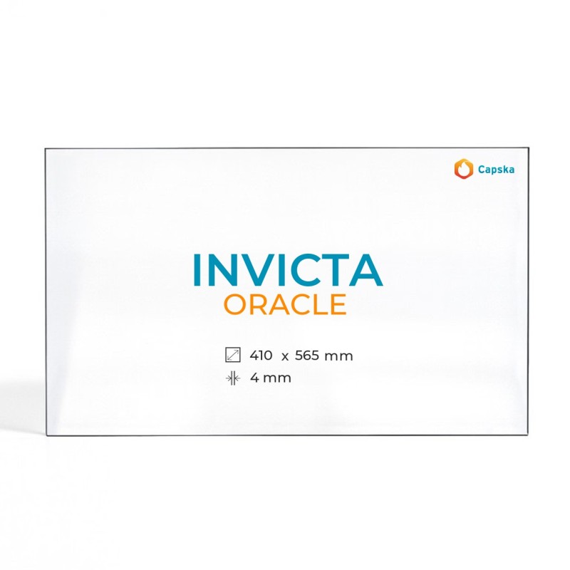 Vetro Invicta ORACLE - Vetro Trapezoidale isoscele per stufa a legna
