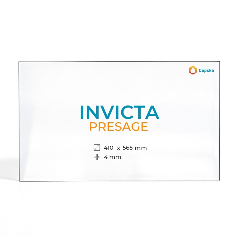 Invicta PRESAGE Glass - Isoceles Trapezoid Panel for Wood Burning Stove