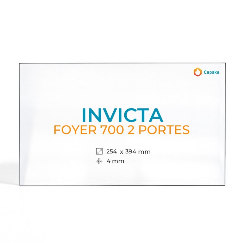 Invicta FOYER 700 Glass Panel - Arched Rectangle Left Side