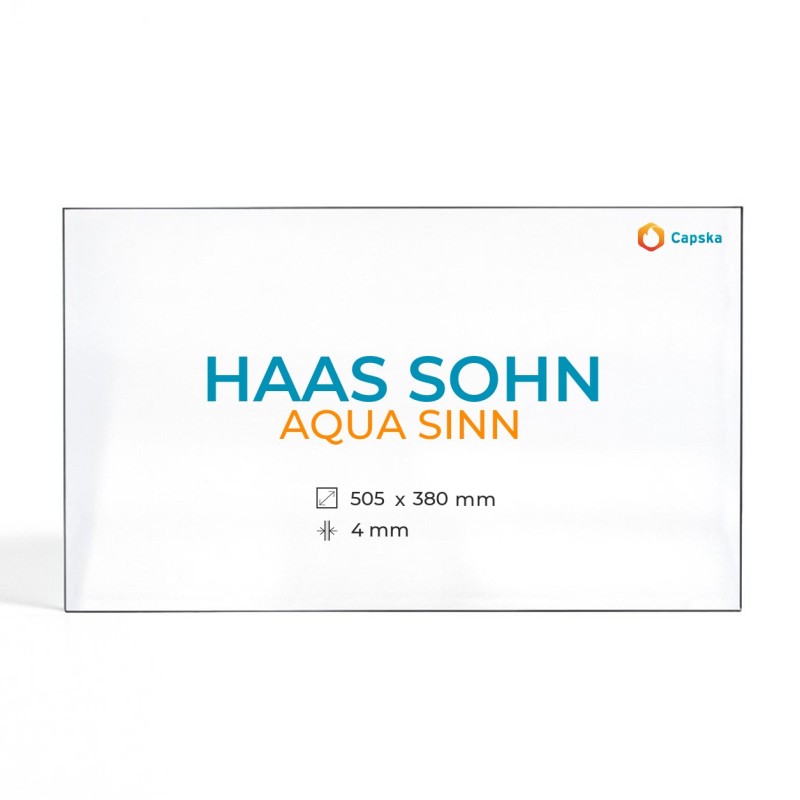 Haas Sohn AQUA SINN Glass Panel - Quality for Wood Burning Stoves