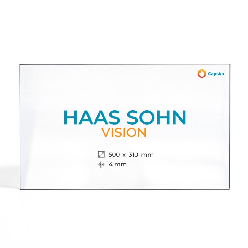 Vetro Haas Sohn VISION - Vetro Rettangolo per stufa a legna