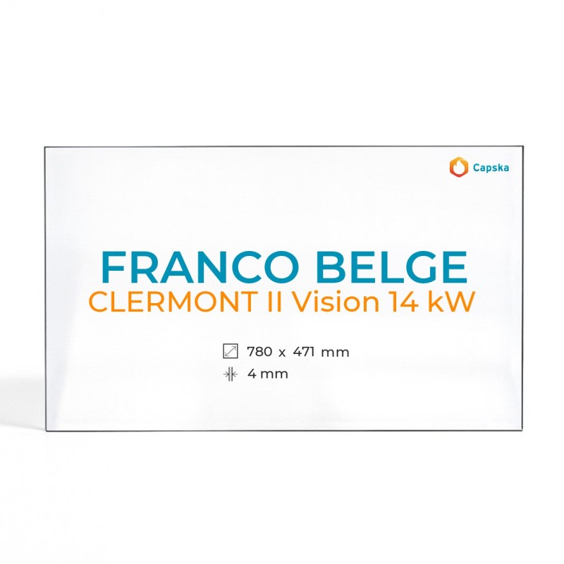 Cristal Franco Belge CLERMONT II VISION 14 kW - Vidrio Rectángulo Serigrafiado