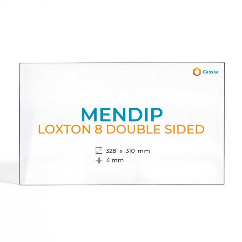 Mendip LOXTON 8 DOUBLE SIDED Glas - Rechteck Kaminglas kaufen