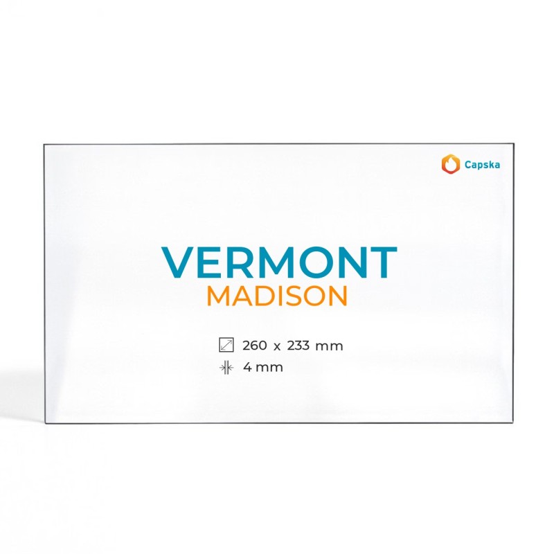 Vermont MADISON Glass Panel for Wood Burning Stove