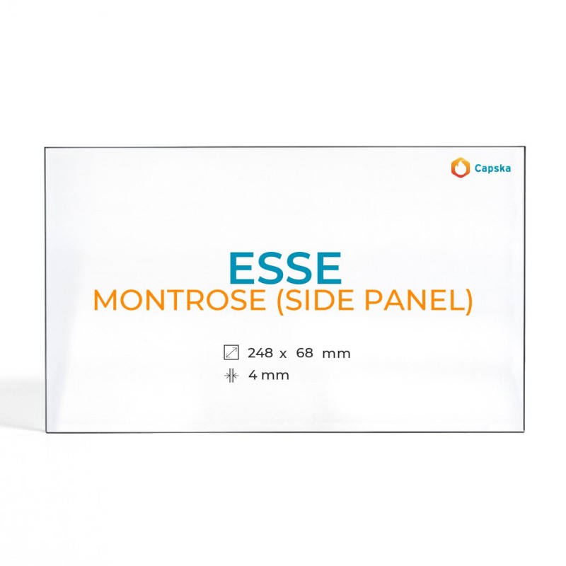 ESSE MONTROSE Glass Side Panel for Wood Burning Stove