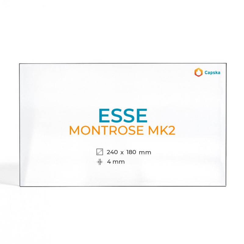 ESSE MONTROSE MK2 Glas - Kaminglas für Kaminofen