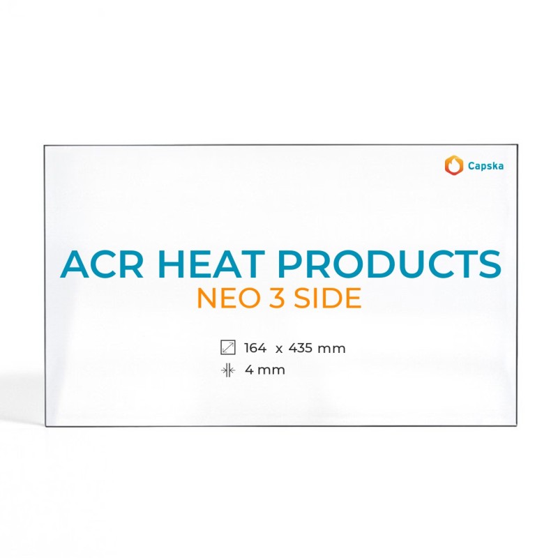 ACR Heat Products NEO 3 SIDE Glass Panel - Rectangular for Wood Burning Stove