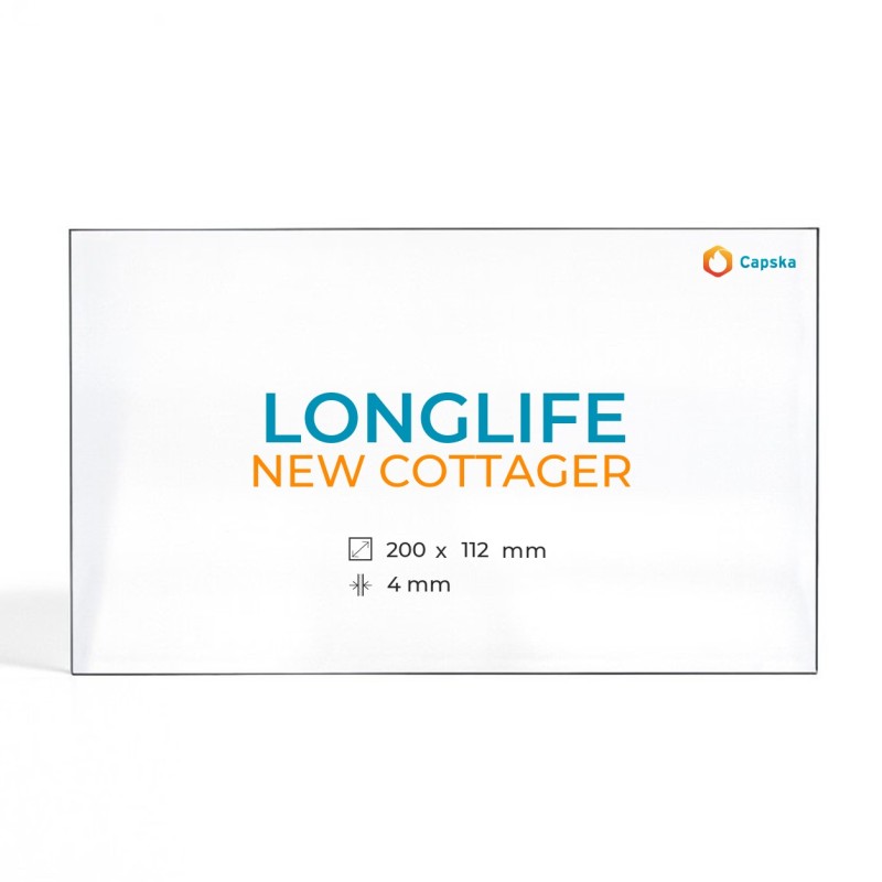 Vetro Longlife NEW COTTAGER per stufa a legna