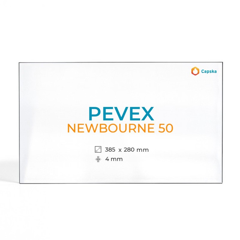 Vetro Pevex NEWBOURNE 50 - Vetro Rettangolo per stufa a legna