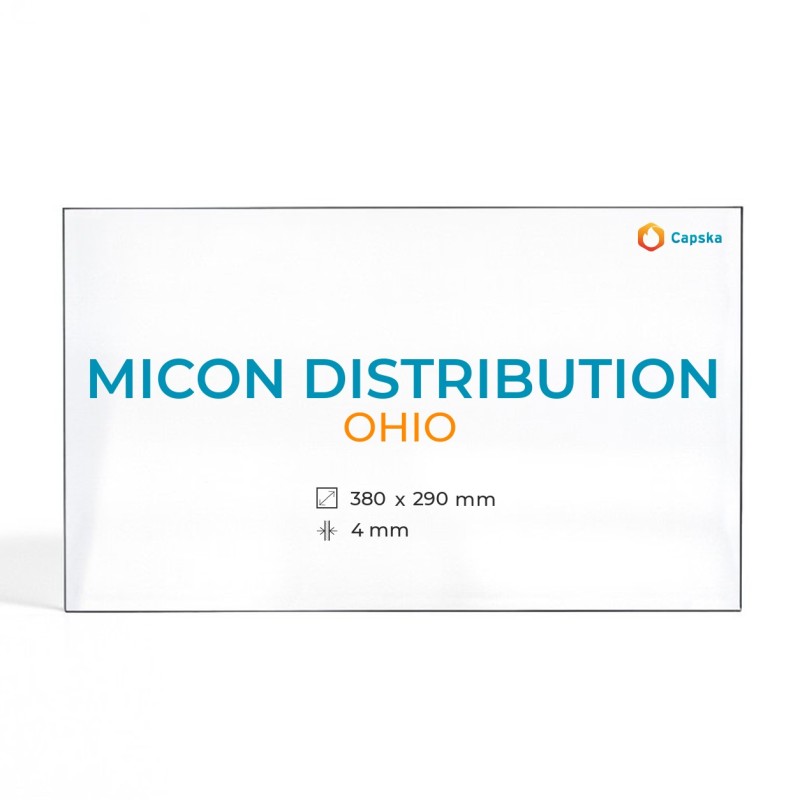 Micon Distribution Ohio Glass Panel for Wood Burning Stove