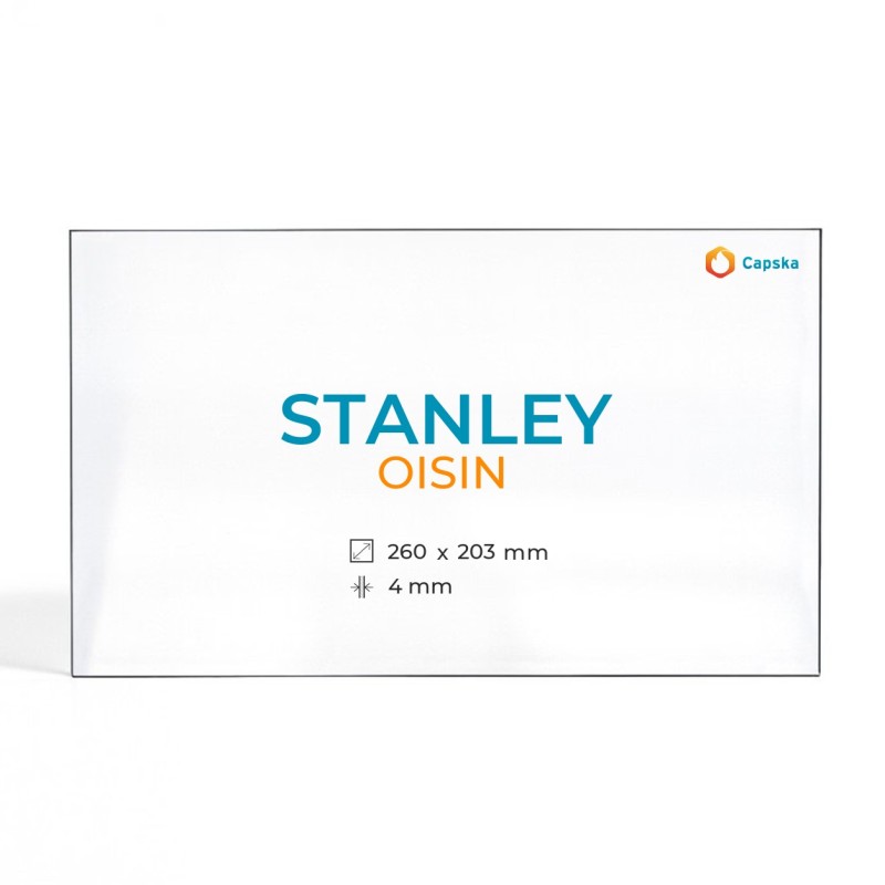 Stanley OISIN Glass - Rectangular Panel for Wood Burning Stove