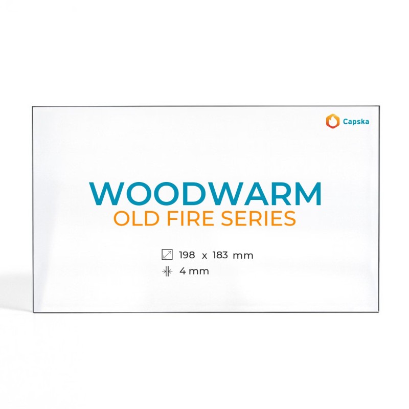 Vetro Woodwarm OLD FIRE SERIES - Vetro Rettangolo per stufa a legna