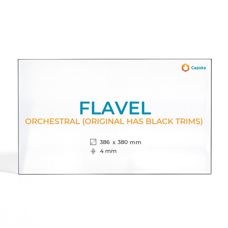 Flavel ORCHESTRAL Glass Panel - Rectangular Stove Accessory
