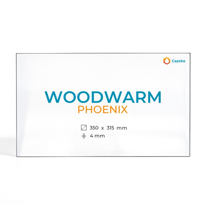 Vitre Woodwarm PHOENIX - Verre Rectangle pour poêle à bois