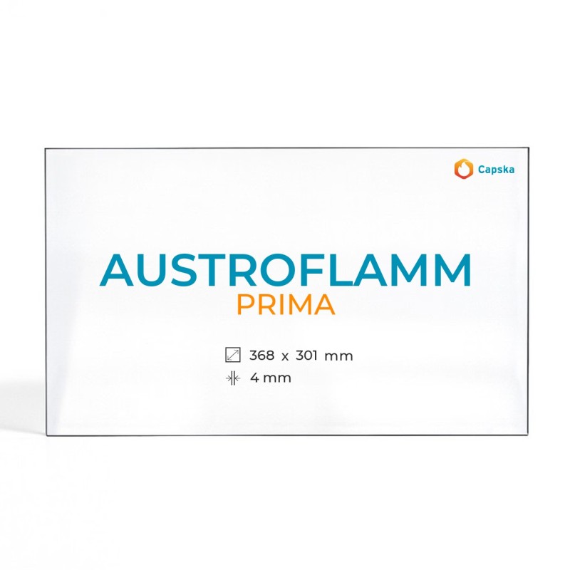 Austroflamm PRIMA Glass - Rectangular Panel for Wood Burning Stove