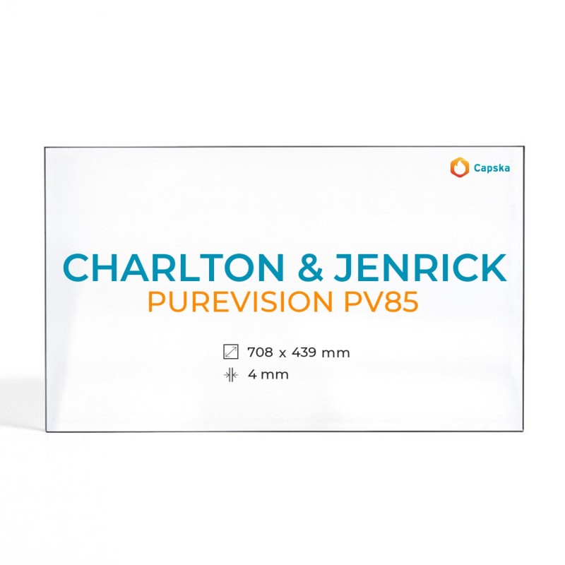 Kaminglas Charlton & Jenrick PUREVISION PV85 - Rechteckig