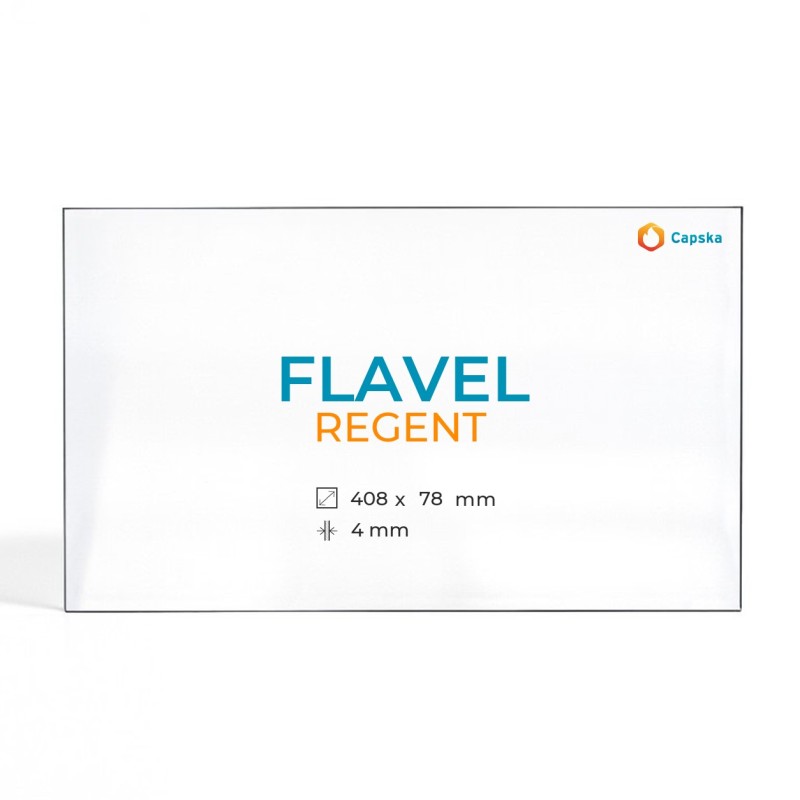 Vitre Flavel REGENT - Verre Rectangle pour poêle à bois