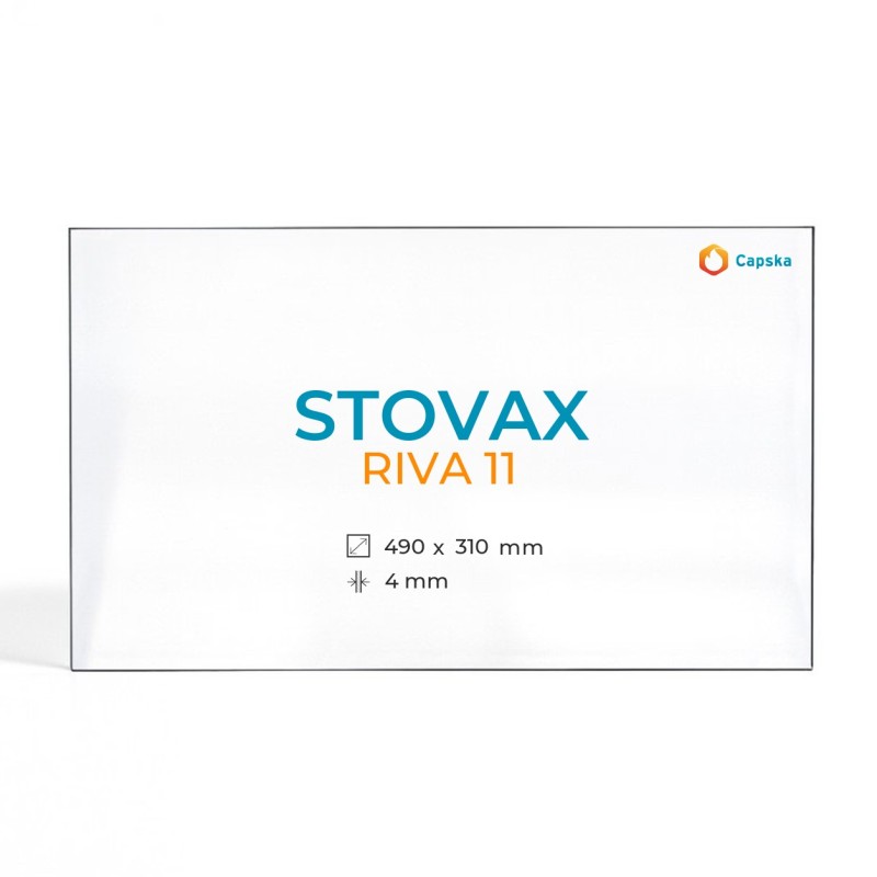 Stovax RIVA 11 Glass Panel for Wood Burning Stove