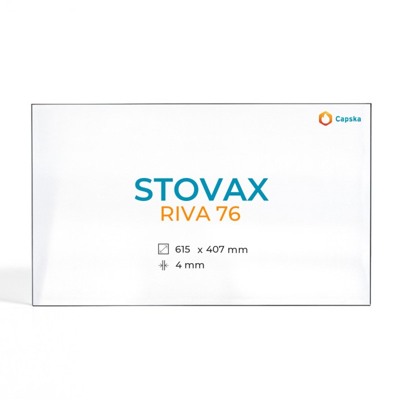 Stovax RIVA 76 Glass Panel for Wood Burning Stove