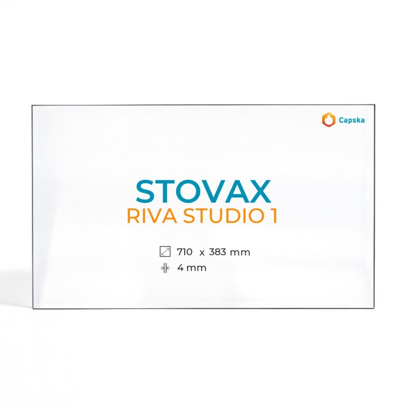 Vitre Stovax RIVA STUDIO 1 - Verre Rectangle pour poêle à bois