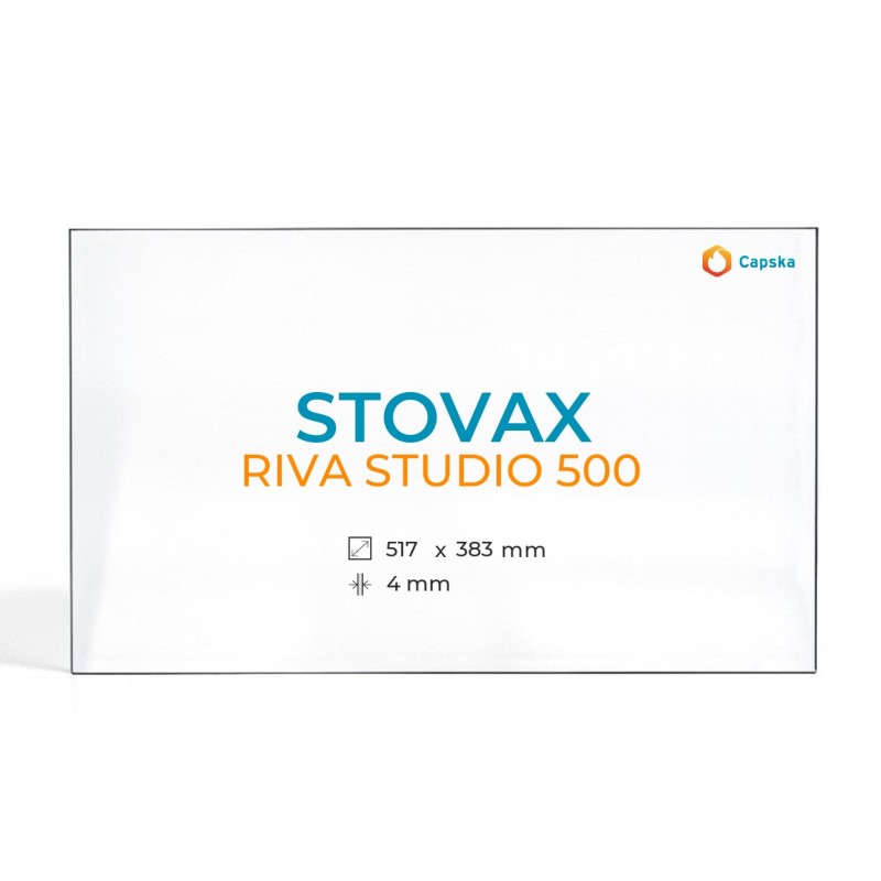 Stovax RIVA STUDIO 500 Glass Panel for Wood Burning Stove