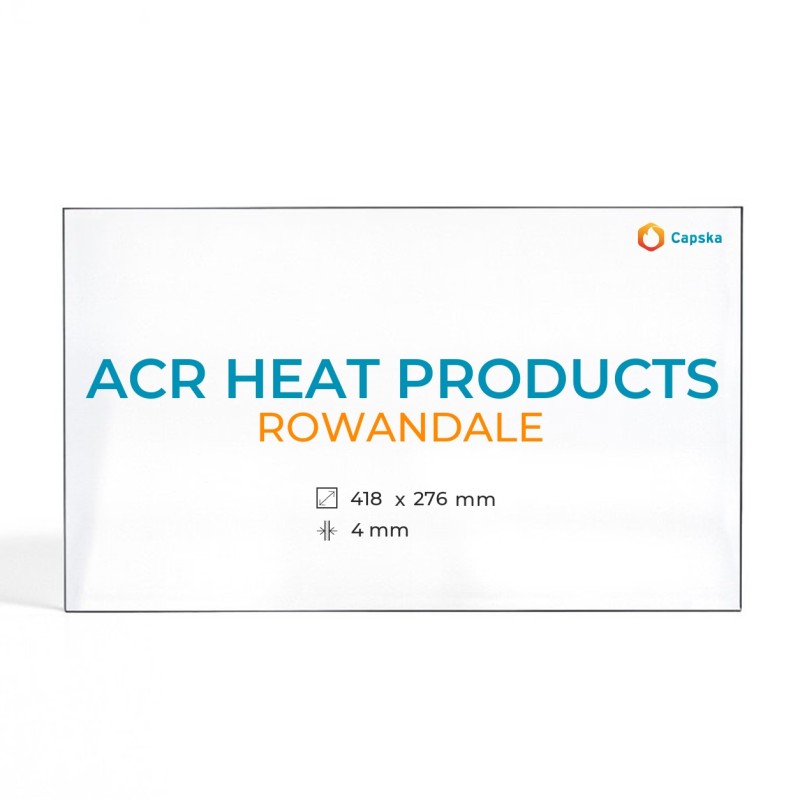 Vitre Acr Heat Products ROWANDALE - Verre Rectangle pour poêle à bois