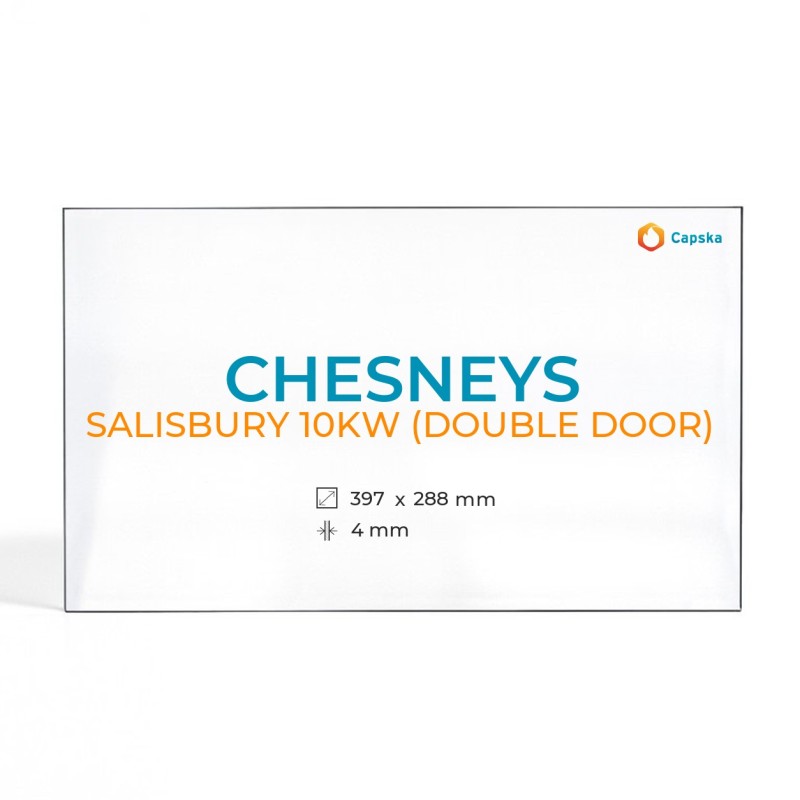 Vetro Chesneys SALISBURY 10KW (DOUBLE DOOR) - Vetro Rettangolo per stufa a legna