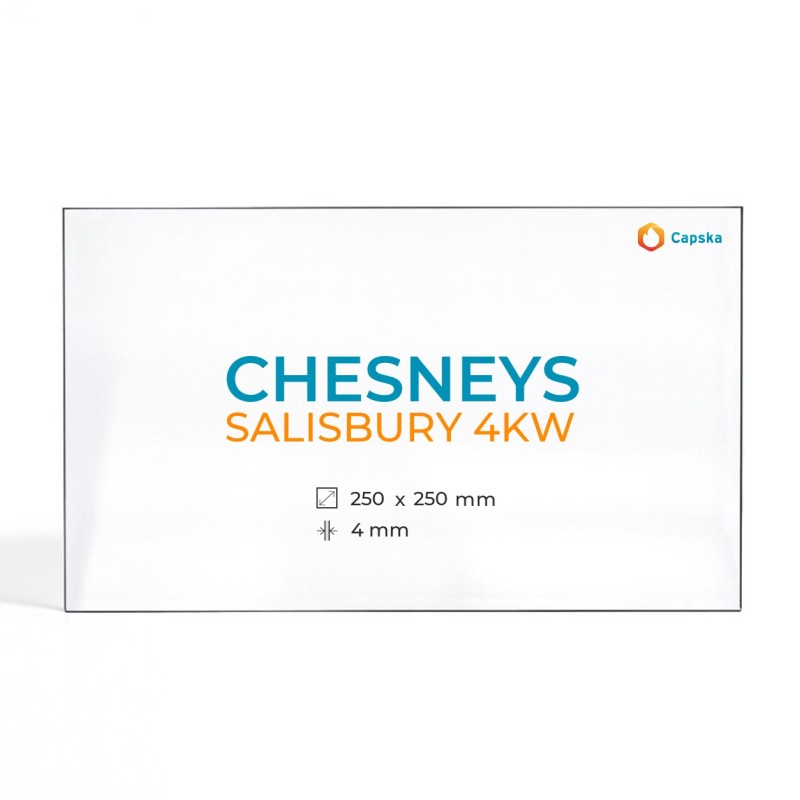 Vitre Chesneys SALISBURY 4KW - Verre Rectangle pour poêle à bois