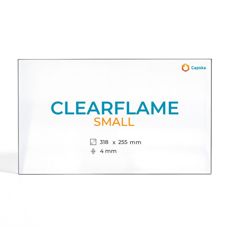 CLEARFLAME SMALL Glass Panel for Wood Burning Stove