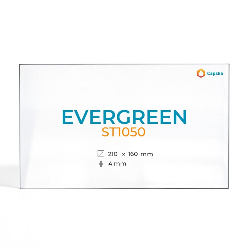 Vetro Evergreen ST1050 - Vetro Rettangolo per stufa a legna